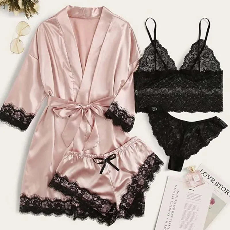 Women's Sleepwear Pajamas with Robe