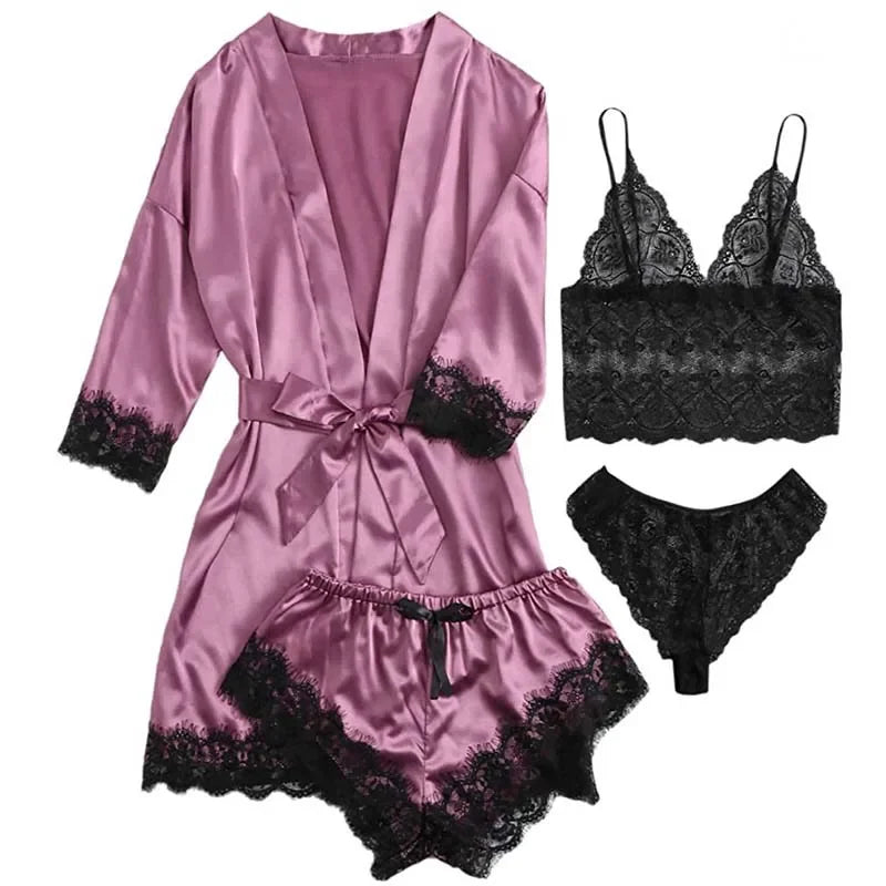 Women's Sleepwear Pajamas with Robe