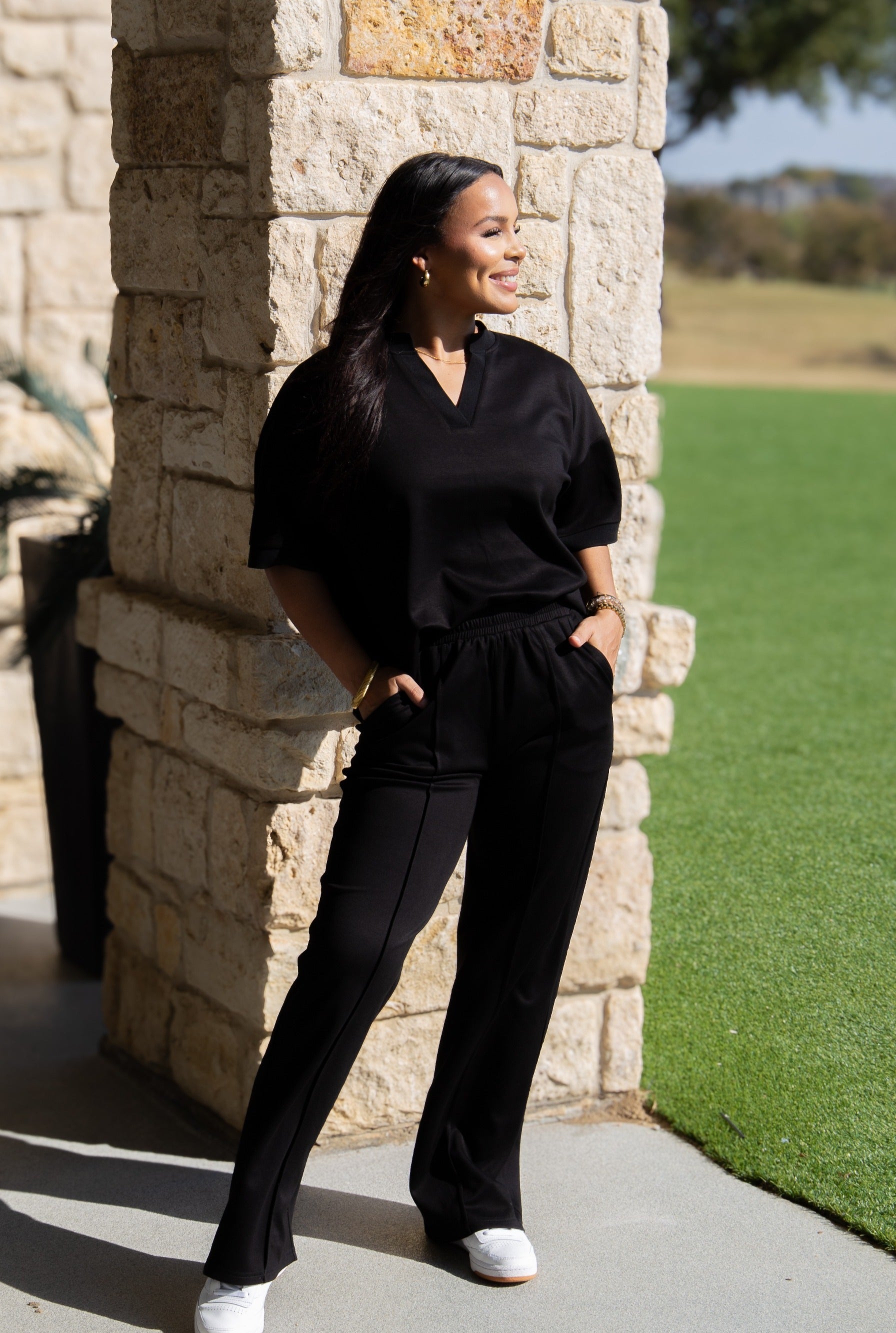 Women's Soft V-neck Top