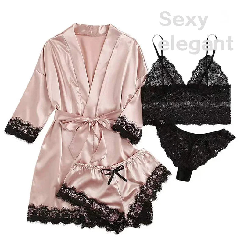 Women's Sleepwear Pajamas with Robe