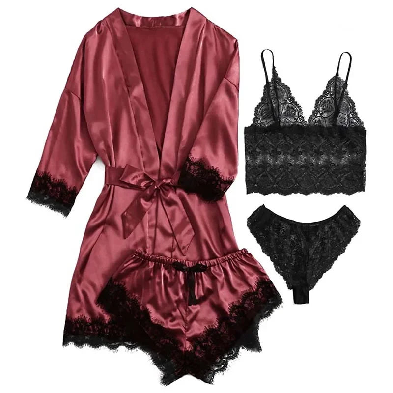 Women's Sleepwear Pajamas with Robe