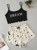 Women's Pajamas Set Lingerie Leopard Print Shorts Sets