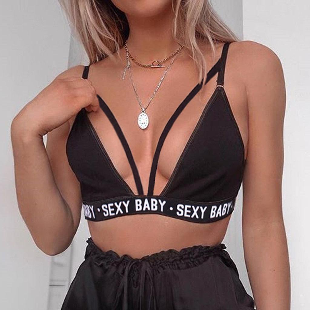 Women's Summer Swimwear Solid Lingerie Underwear Set Women Letter Solid Patchwork Bikini Set Classic Design Underwear G-String Set Women's Bikini Triangle Solid Two Piece Bathing Suit